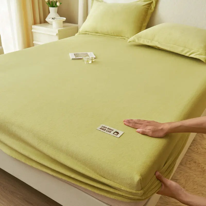 Housse de Matelas Moderne MilkFLUX Milk Fiber Green-150x200cm Three piece set