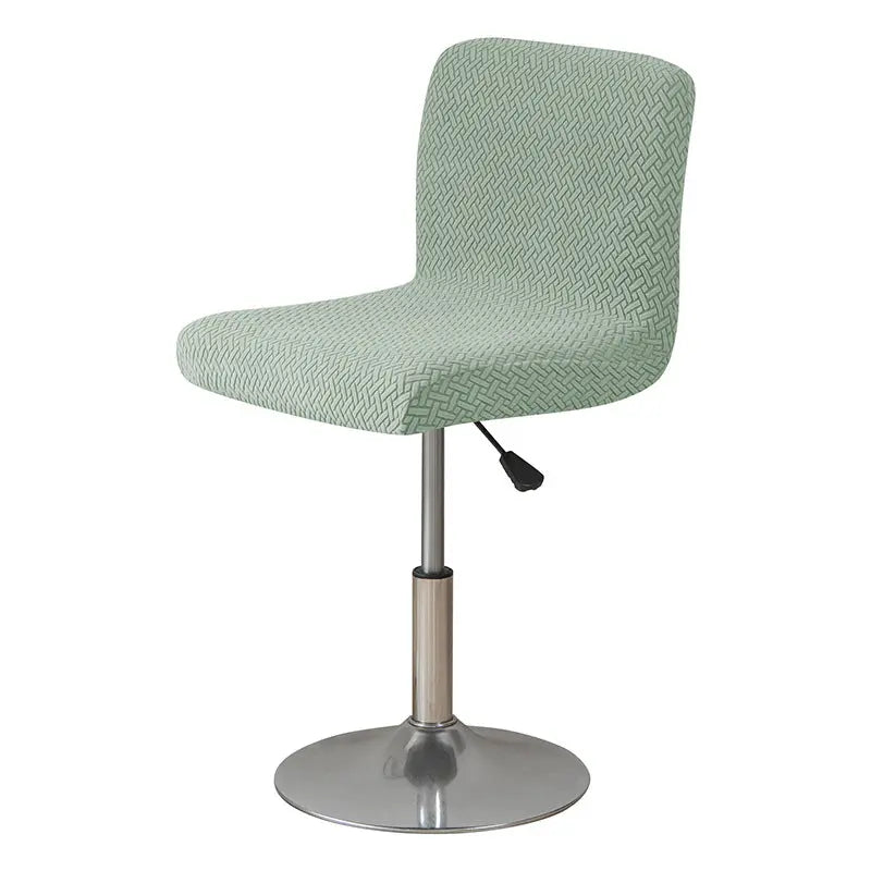 Housse de Tabouret Extensible **JACQUO** Matcha Green-Short Back