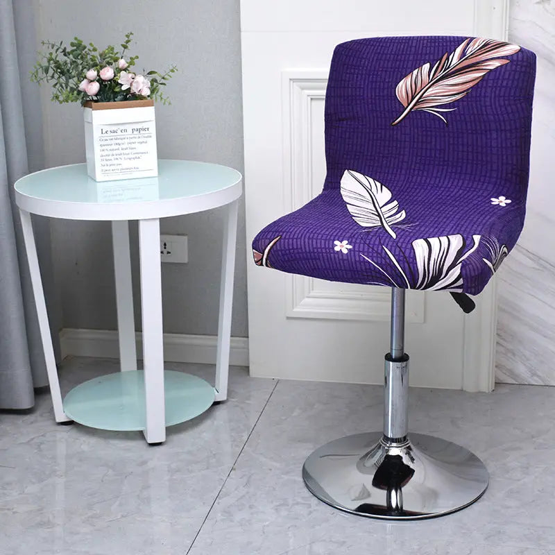 Housse de Tabouret Moderne MILKO Feather