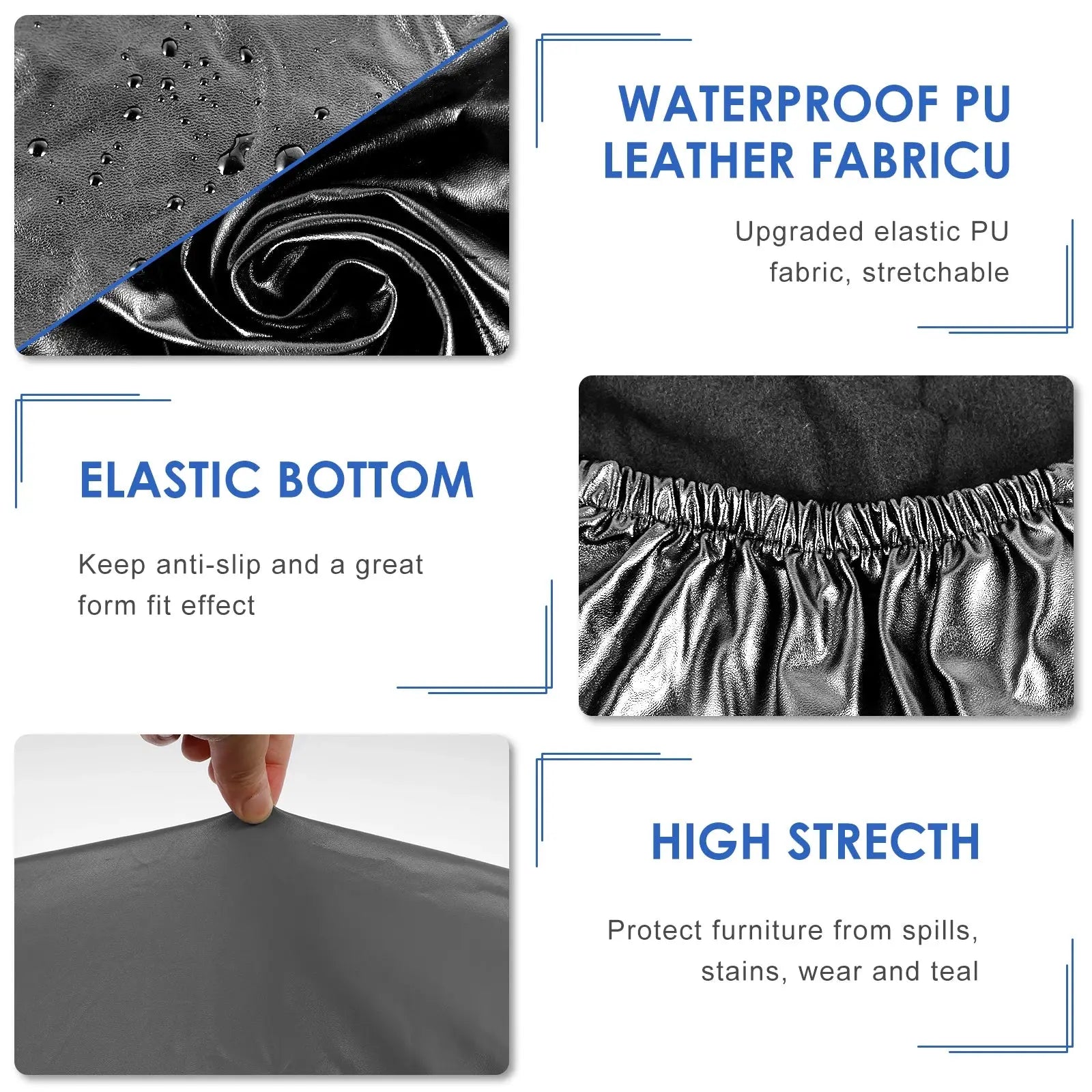 Housse Banquette Extensible PU LIVANTO