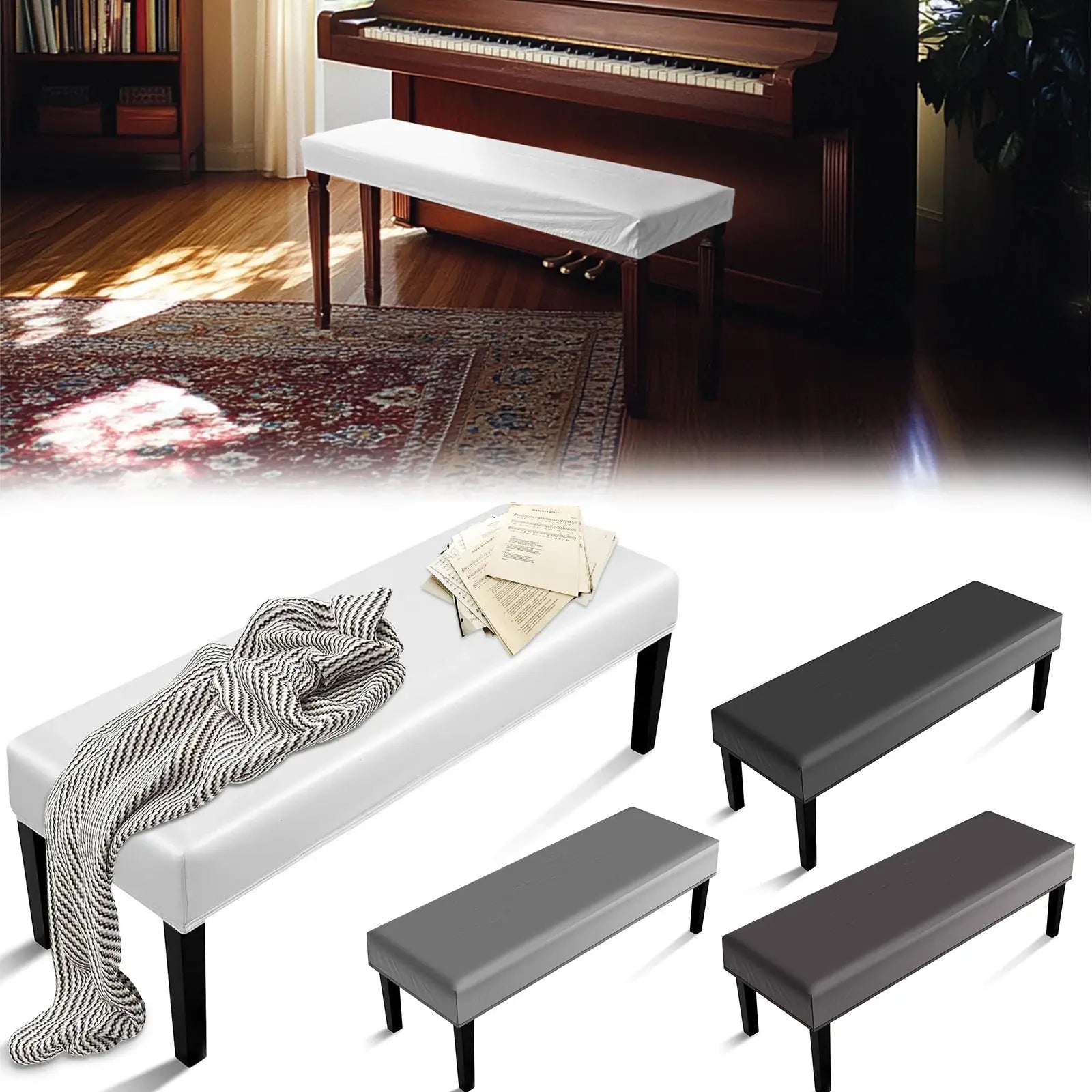 Housse Banquette Extensible PU LIVANTO