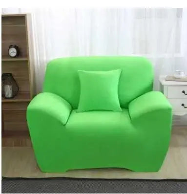 Housse de canapé Moderne MINISTYL Green-Double and two pillows