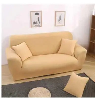 Housse de canapé Moderne MINISTYL Yellow beige-2pcs Pillow