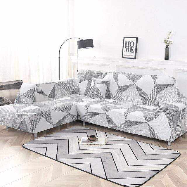 Housse de canapé d'angle MIXCOVER (lot de 2) - Housse De France