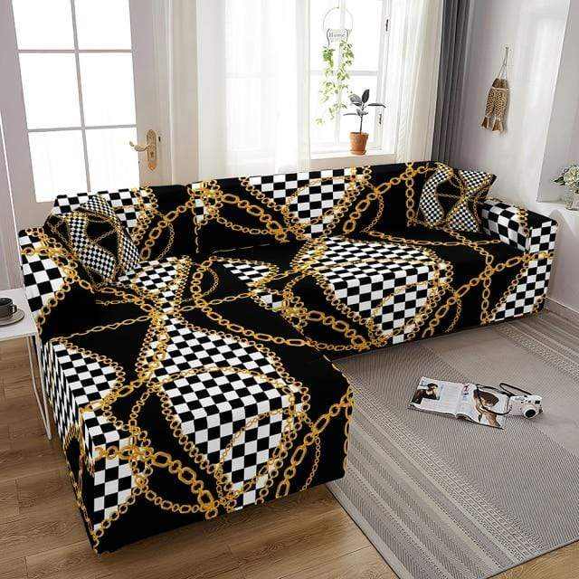 Housse de canapé d'angle SAFARI - Housse De France