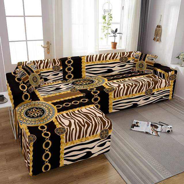 Housse de canapé d'angle SAFARI - Housse De France