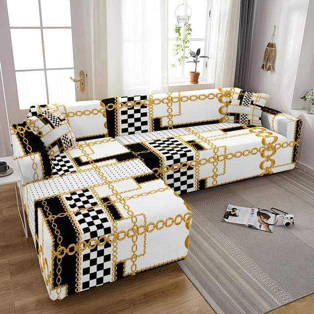 Housse de canapé d'angle SAFARI - Housse De France