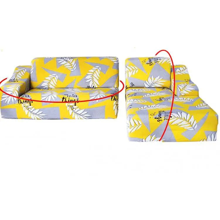 Housse de canapé d'angle extensible YELLOWFLO - Housse De France