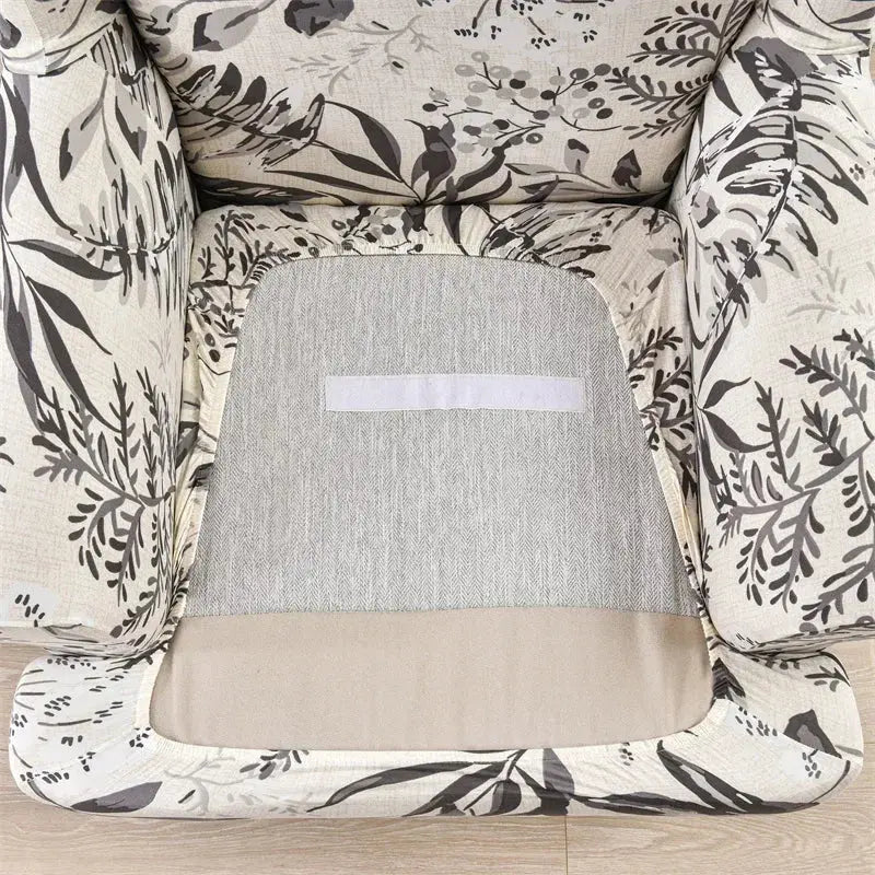Housse de chaise à ailes extensibles, imprimé Floral, housse de fauteuil à ailes, protection de canapé à dossier incliné pour détente unique avec housses de coussin Housse de France