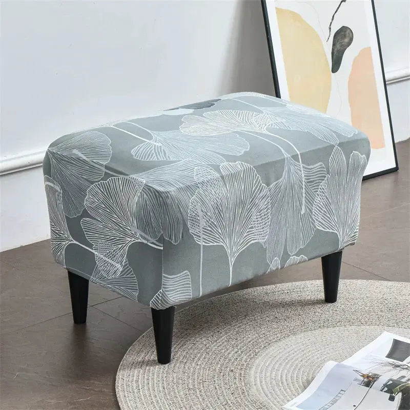 Housse de chaise à oreilles imprimées de fleurs, housse de fauteuil extensible en Spandex, moderne, amovible, pour canapé de détente, housse de protection pour meubles Housse de France