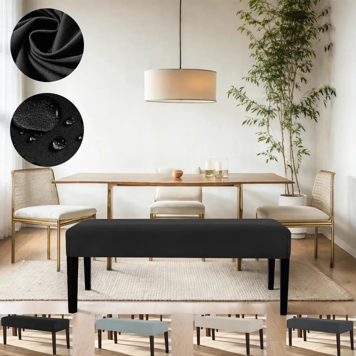 Housse Banquette Élastique Imperméable SILANE