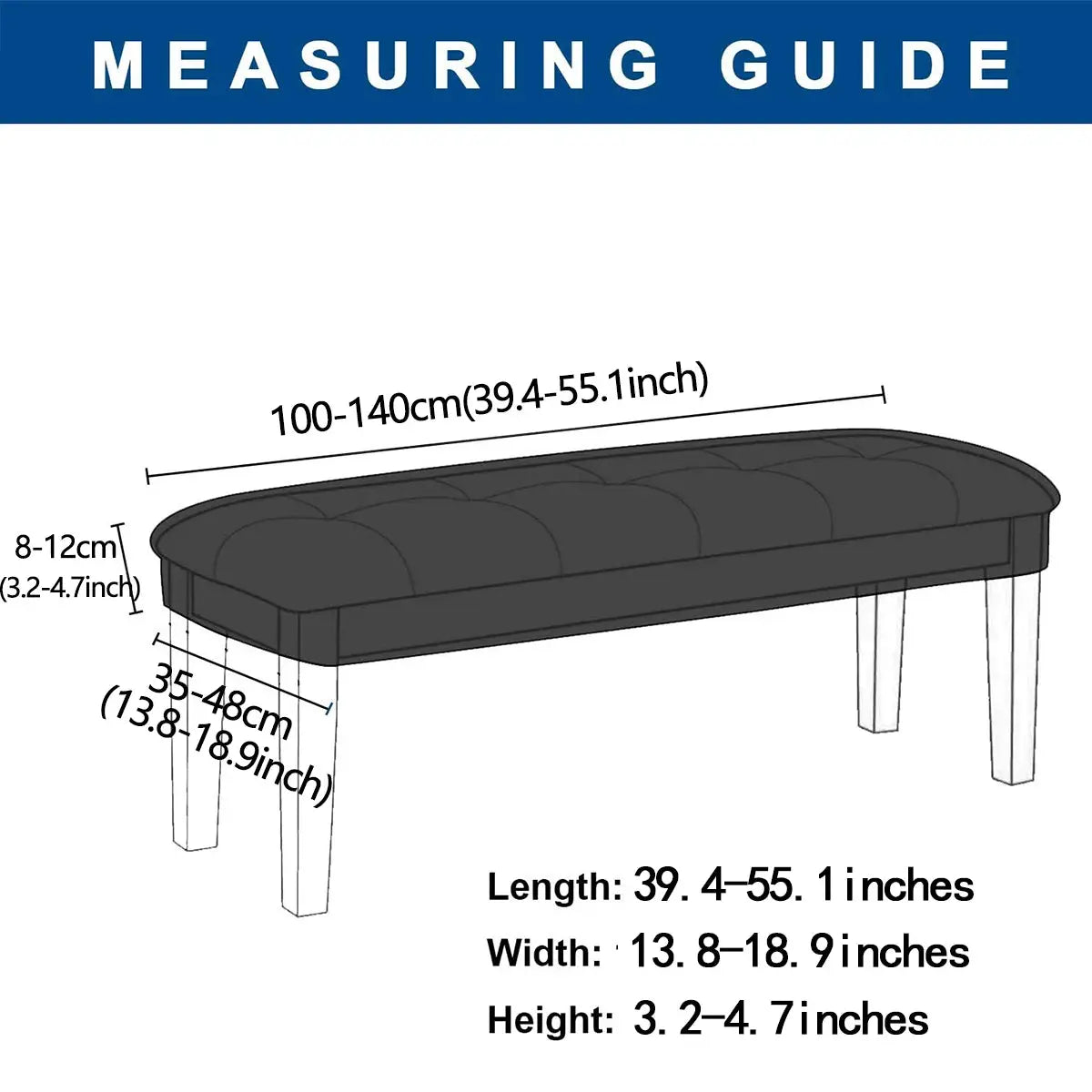 Housse Banquette Élastique Imperméable SILANE