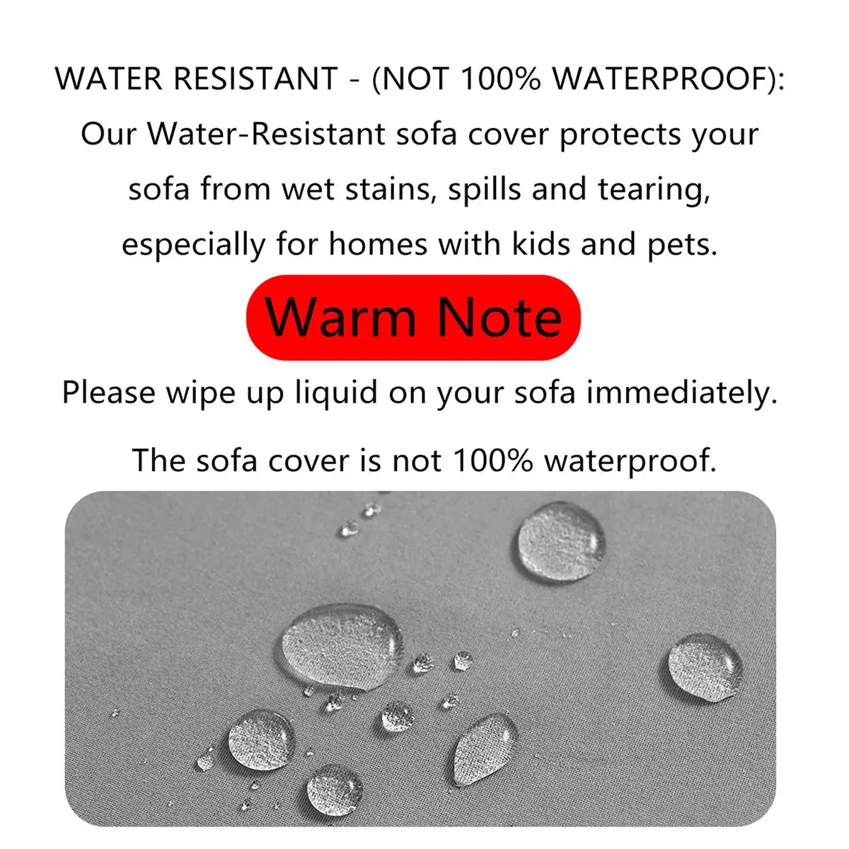 Housse Banquette Élastique Imperméable SILANE