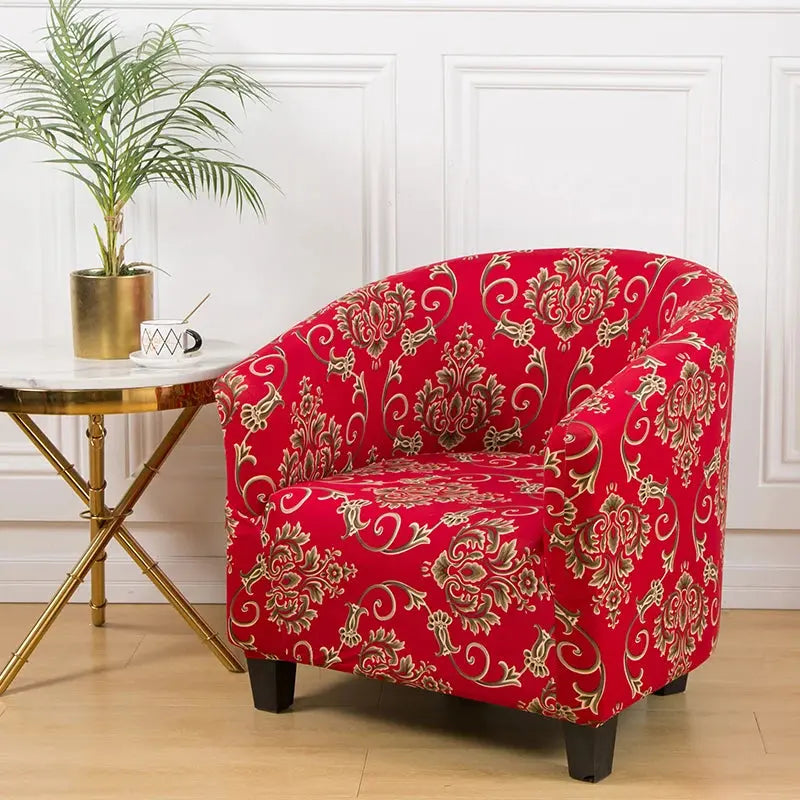 Housse Fauteuil Club Floral VELUNA