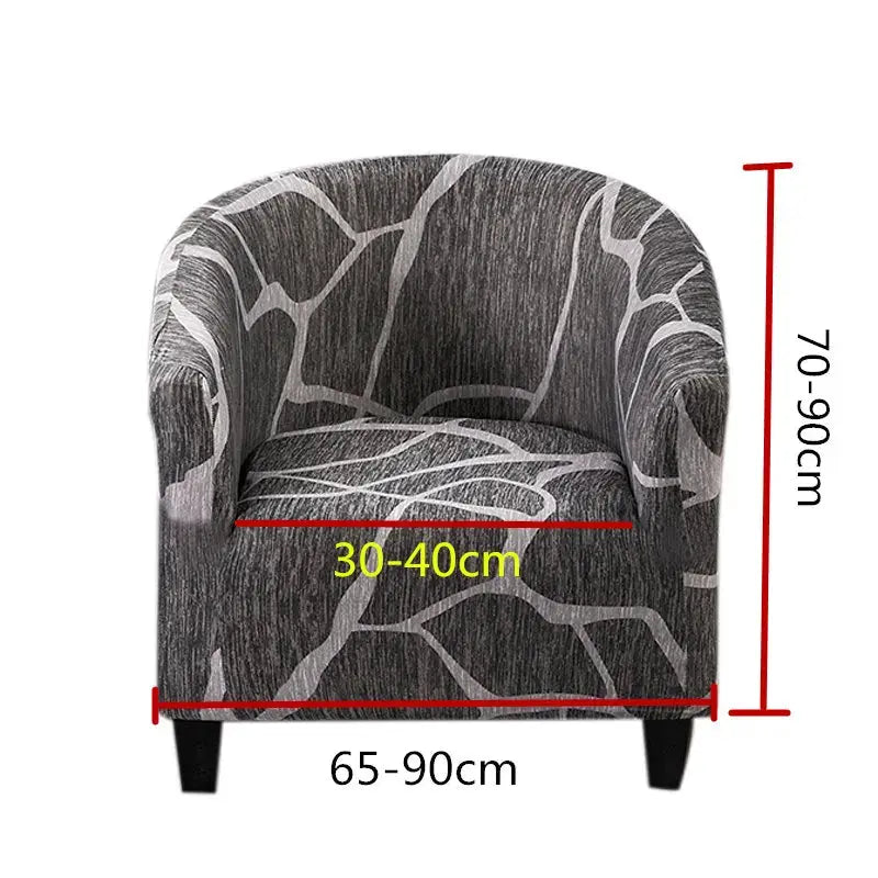 Housse Fauteuil Club Floral VELUNA