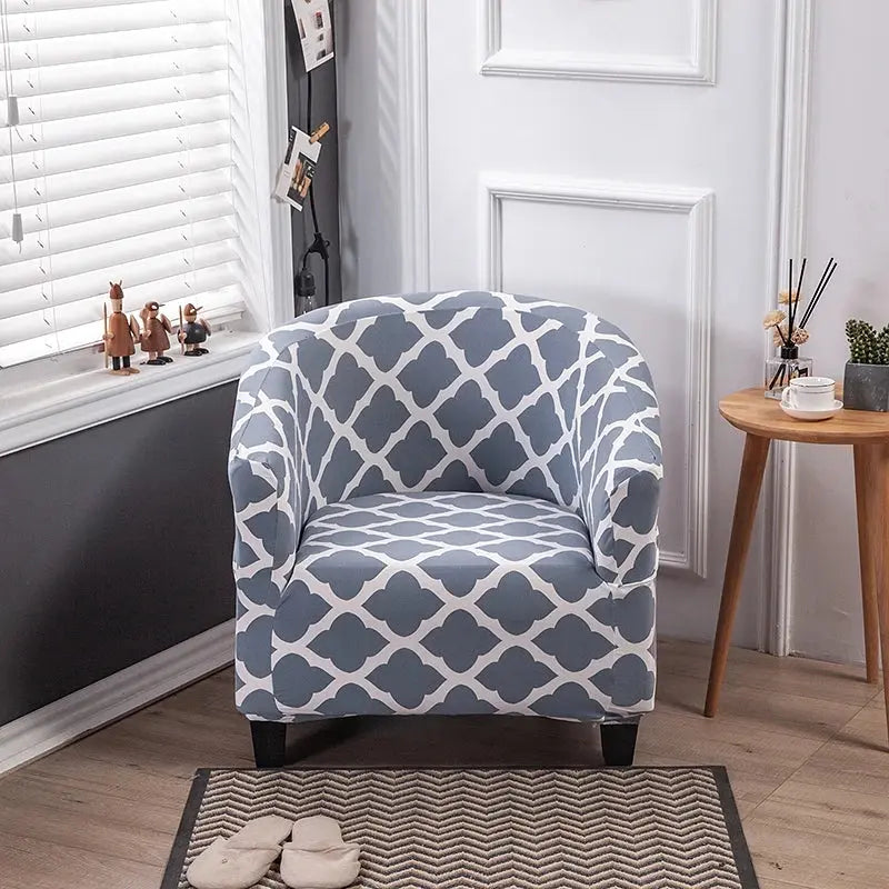 Housse Fauteuil Club Floral VELUNA