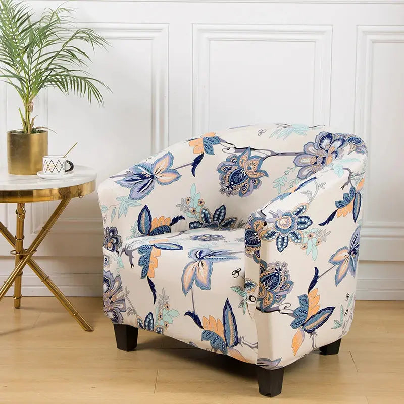 Housse Fauteuil Club Floral VELUNA