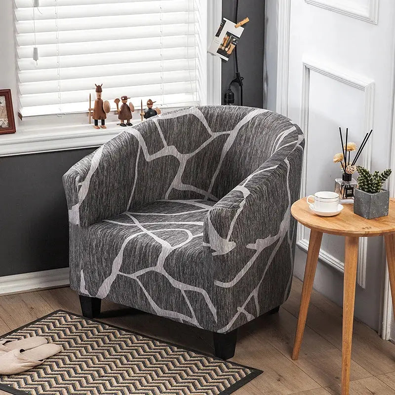 Housse Fauteuil Club Floral VELUNA