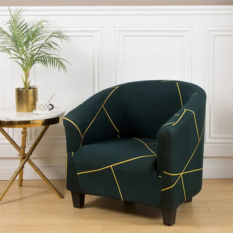 Housse Fauteuil Club Floral VELUNA