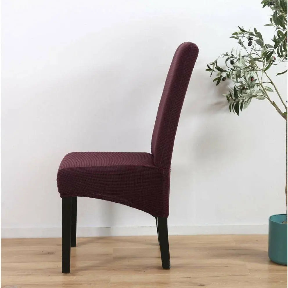 Housse de chaise en tissu tricoté, large, doux et incliné - Housse De France