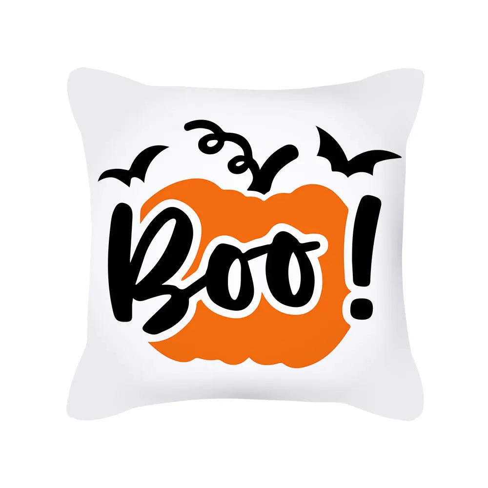 Housse de coussin Halloween Pumpkin NOVELIA WXTPR522-Peach skin