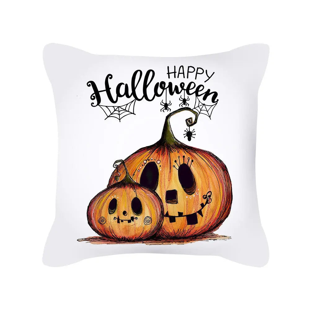 Housse de coussin Halloween Pumpkin NOVELIA WXTPR523-Peach skin