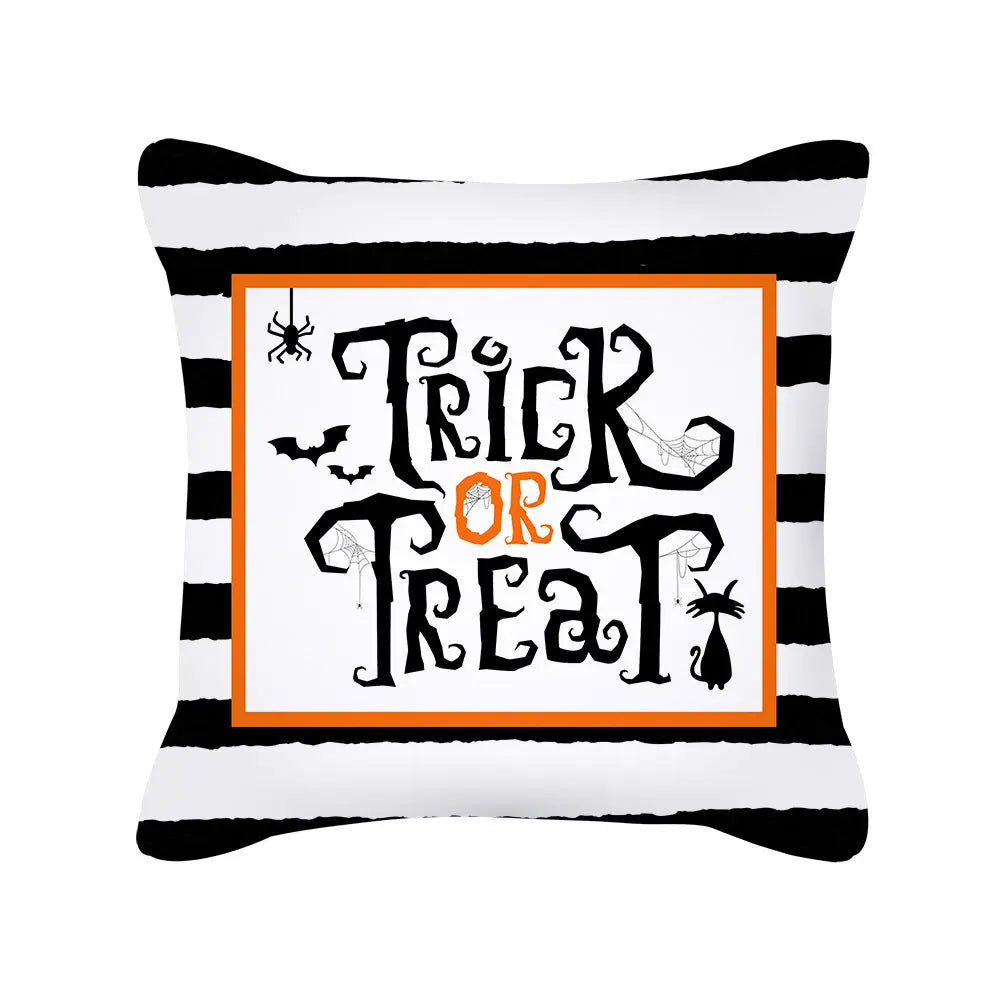 Housse de coussin Halloween Pumpkin NOVELIA WXTPR524-Peach skin