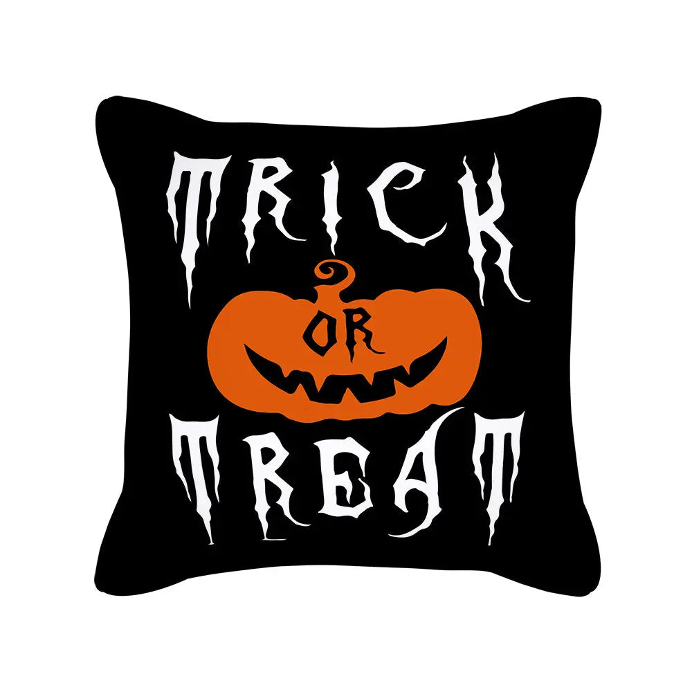 Housse de coussin Halloween Pumpkin NOVELIA WXTPR525-Peach skin