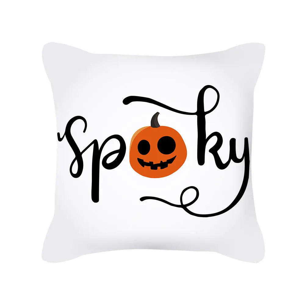 Housse de coussin Halloween Pumpkin NOVELIA WXTPR5212-Peach skin