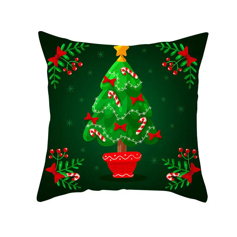 Housse de coussin Noël Moderne CLAUSY U-45x45cm