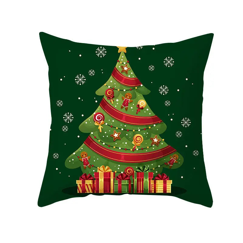 Housse de coussin Noël Moderne CLAUSY V-45x45cm