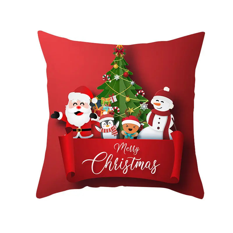 Housse de coussin Noël Moderne CLAUSY X-45x45cm