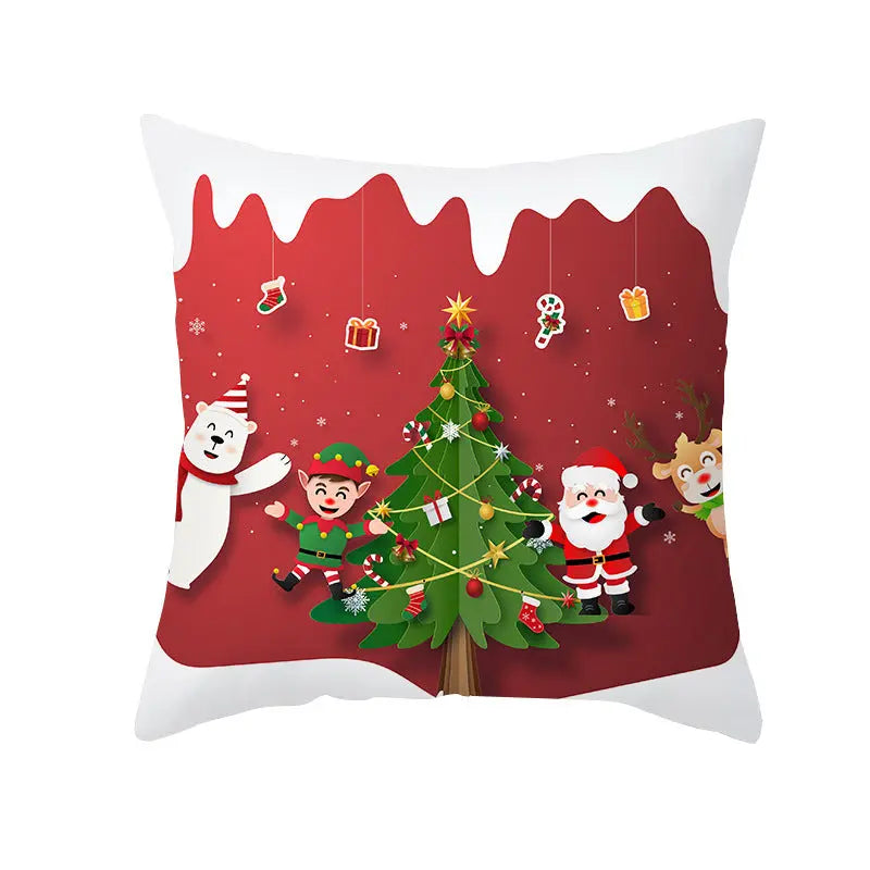 Housse de coussin Noël Moderne CLAUSY Z-45x45cm