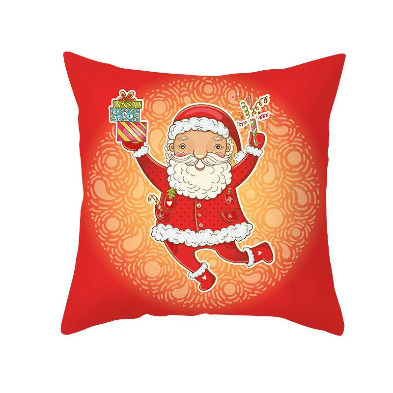 Housse de coussin Noël Moderne CLAUSY A4-45x45cm