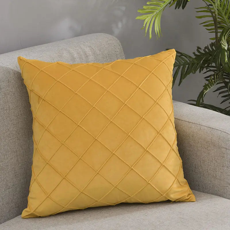 Housse de coussin Velours Rhombus CUVEX D19-45x45cm-1pcs