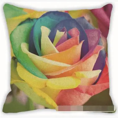 Housse de coussin et taie d'oreiller au motif géométrique coloré - Housse De France