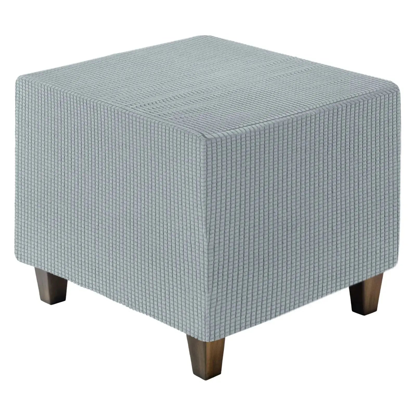 Housse de protection Ottoman carrée, 3 tailles, S/M/L, extensible, tabouret de pied élastique, repose-pieds, protecteur pour salon et chambre à coucher Housse de France