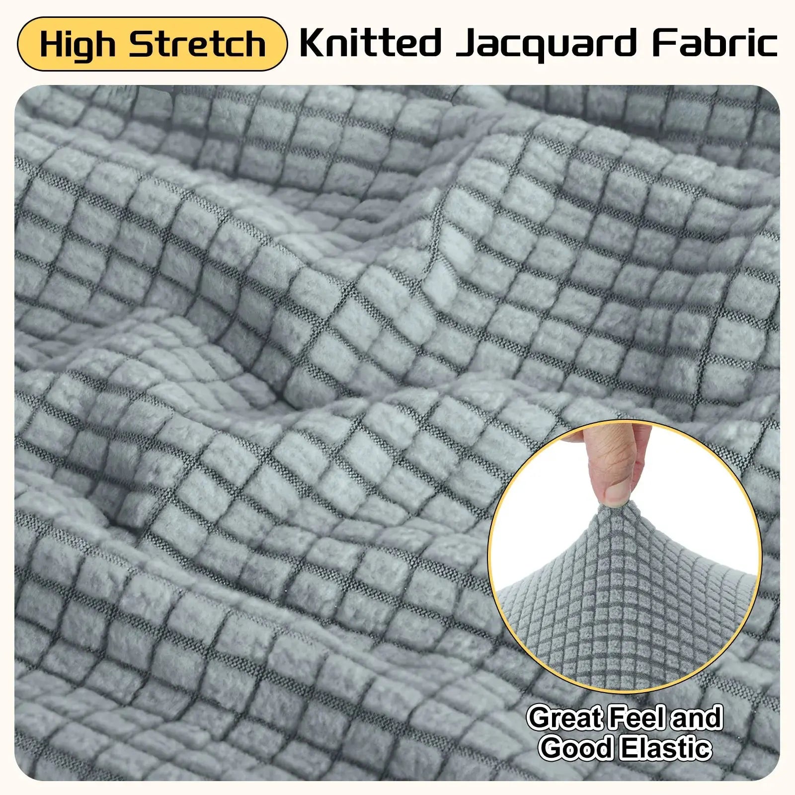 Housse de protection Ottoman carrée, 3 tailles, S/M/L, extensible, tabouret de pied élastique, repose-pieds, protecteur pour salon et chambre à coucher Housse de France