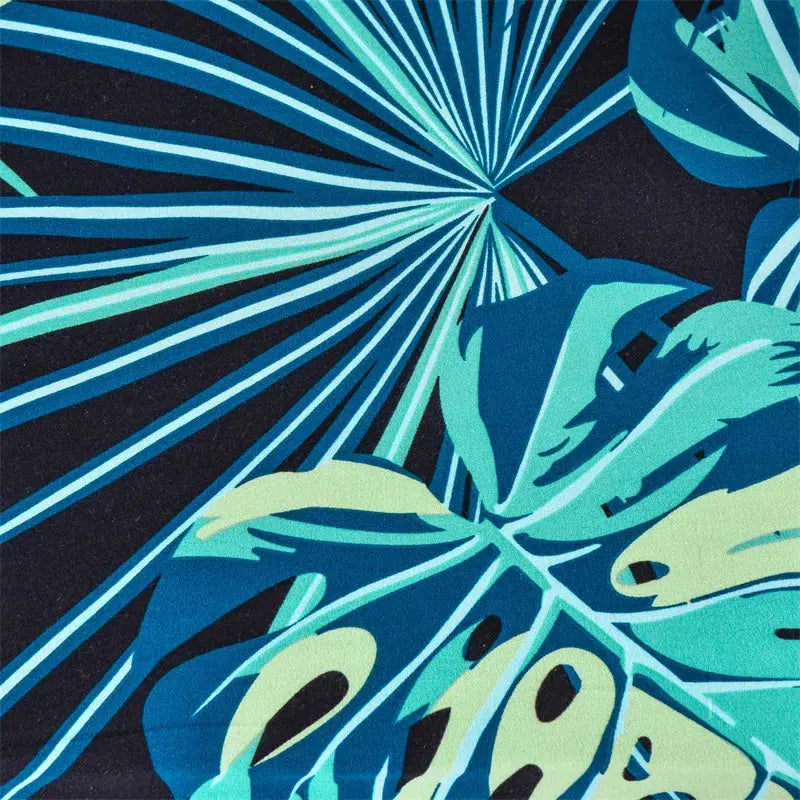 Housse de protection extensible pour fauteuil, fauteuil à ailes de plantes tropicales, en Spandex, style nordique, amovible, pour canapé Housse de France