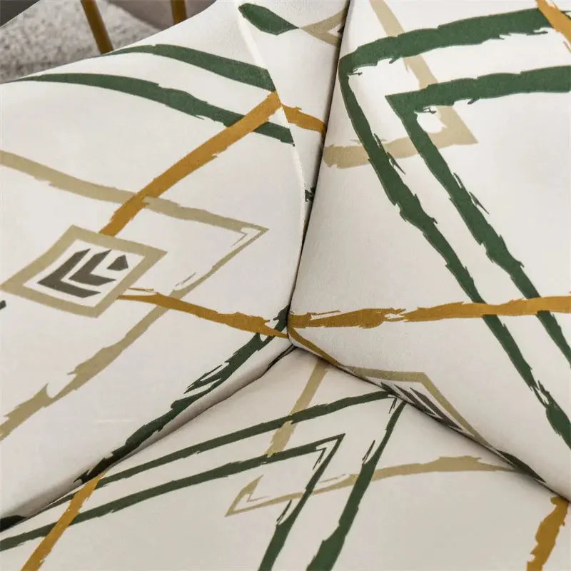 Housse de protection extensible pour fauteuil, fauteuil à ailes de plantes tropicales, en Spandex, style nordique, amovible, pour canapé Housse de France