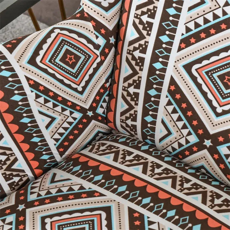 Housse de protection extensible pour fauteuil, fauteuil à ailes de plantes tropicales, en Spandex, style nordique, amovible, pour canapé Housse de France