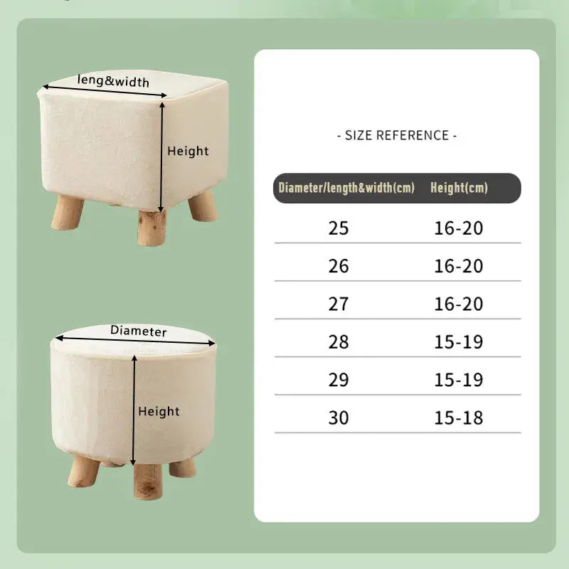 Housse de repose-pieds en velours, ronde ou carrée, extensible, pour pouf, protection, décoration de la maison Housse de France