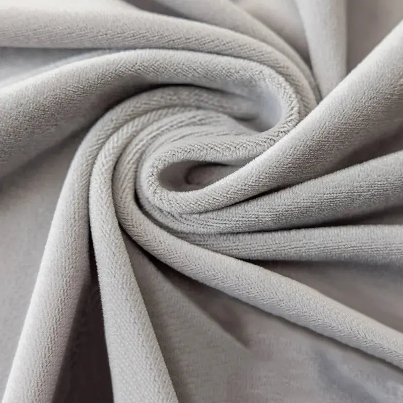 Housse de repose-pieds en velours, ronde ou carrée, extensible, pour pouf, protection, décoration de la maison Housse de France