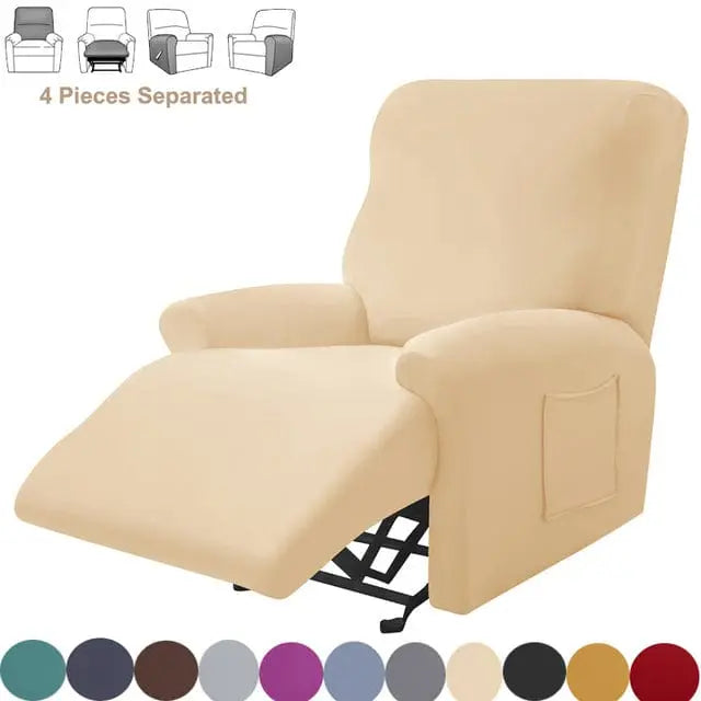 Housse fauteuil relax SPLITSOFA, protection pour chaise inclinable de relaxation - Housse de France