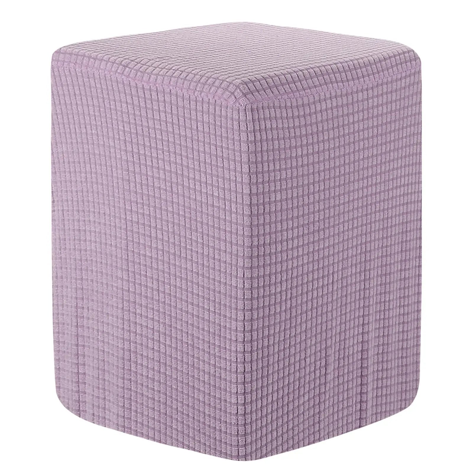 Housse ottomane carrée 36x25x32cm, housse de protection élastique pour tabouret de pied, repose-pieds pour salon et chambre à coucher Housse de France