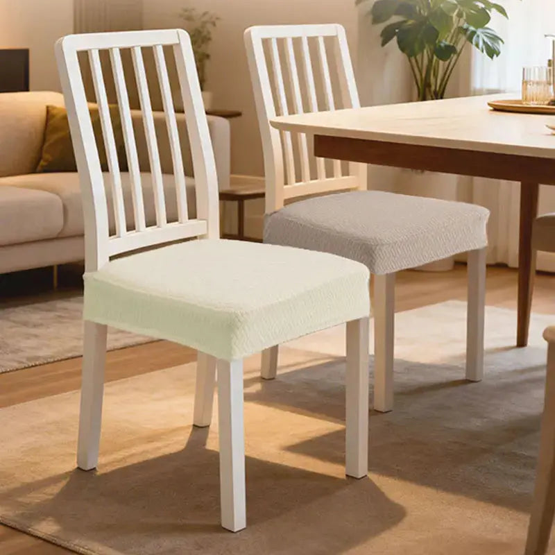 Housse assise chaise unie ELASTIO