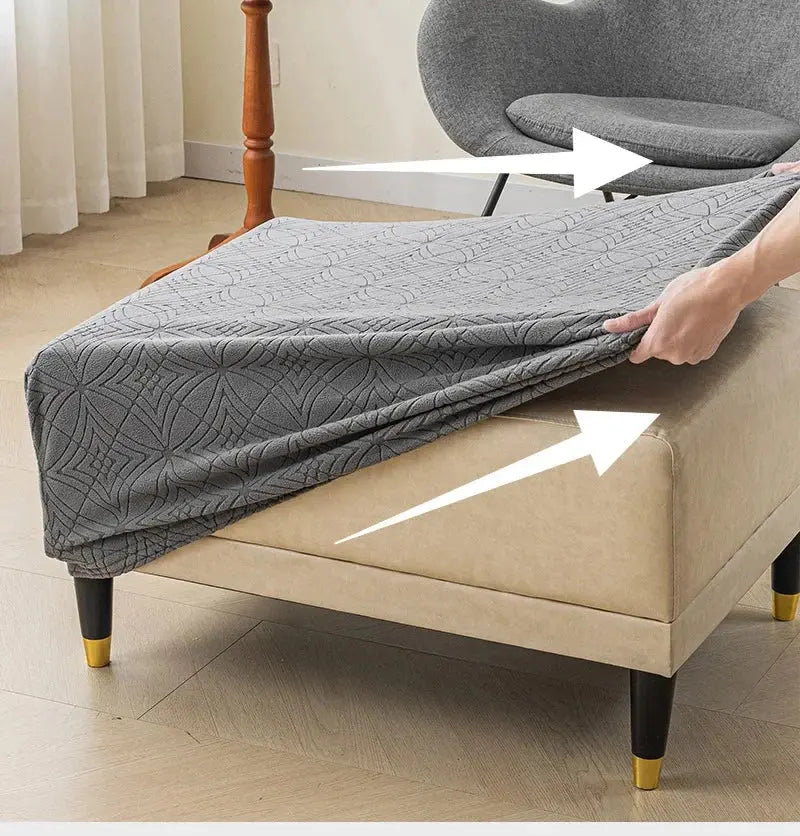 Housse Banquette Velours Extensible JACQOR