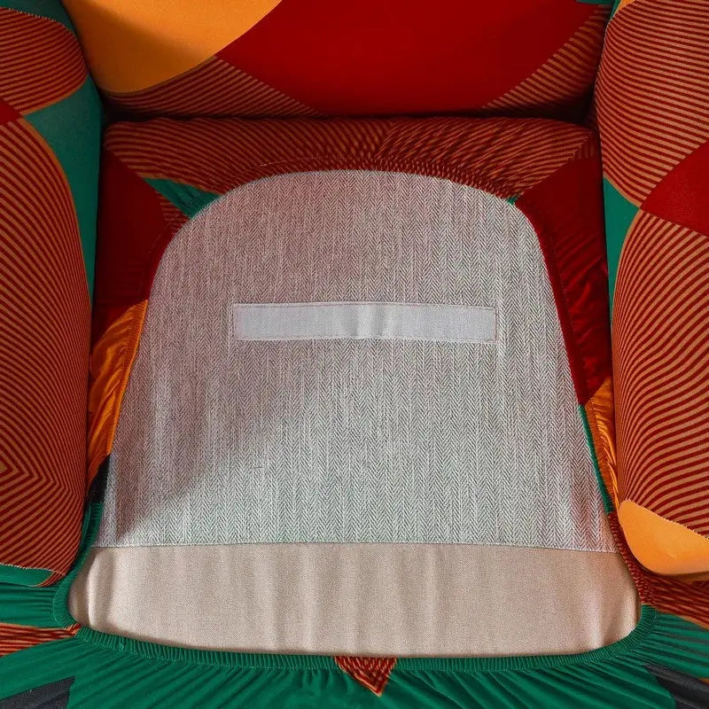 Juste de chaise à imprimé géométrique, housse de siège universelle, housse de siège en spandex, housse de fauteuil simple non ald, housse de fauteuil pour salon, anti-saleté, commandée Housse de France