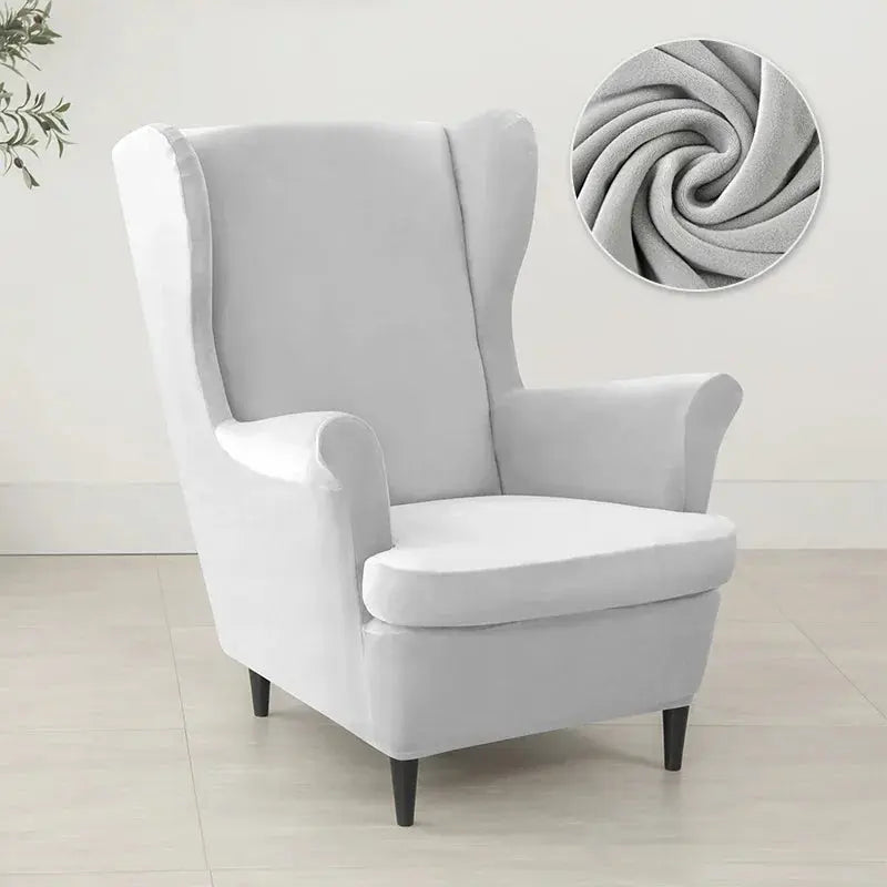 Housse Fauteuil à Oreilles Velours VELORIN