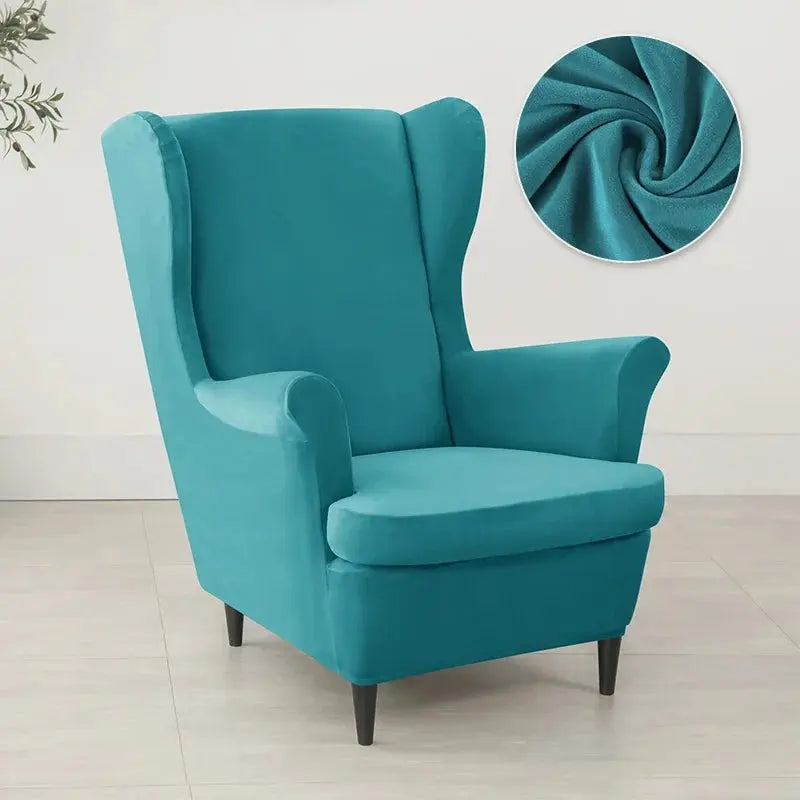 Housse Fauteuil à Oreilles Velours VELORIN